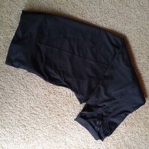 Capri Black Athletic Leggings 1X